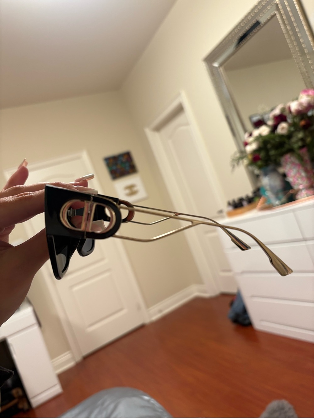 Dior Black and Gold sunglasses